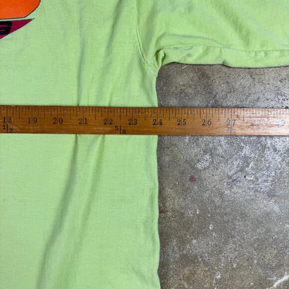 Vintage FUBU Sailing T-Shirt Men’s XL Lime Green Oversized Y2K Streetwear - Picture 8 of 10